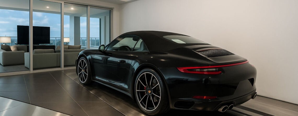 Branded residences can offer some unique signature features. Imagine being able to lift your sports car into your penthouse unit with its very own car elevator.