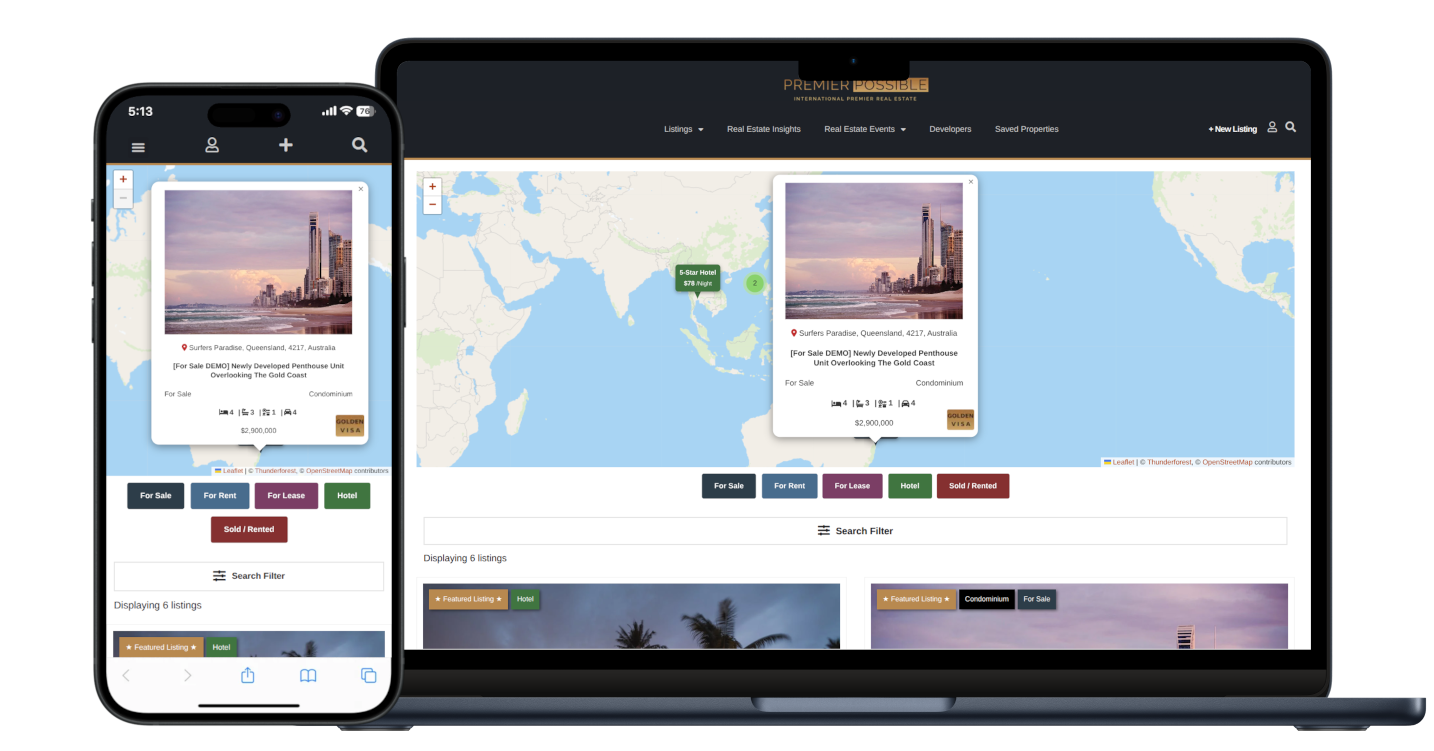 Premier Possible responsive across multiple platforms.